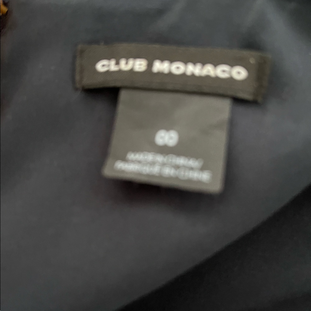 Club Monaco black blue tank dress LITTLE BLACK DRESS lbd 00 - Picture 4 of 5